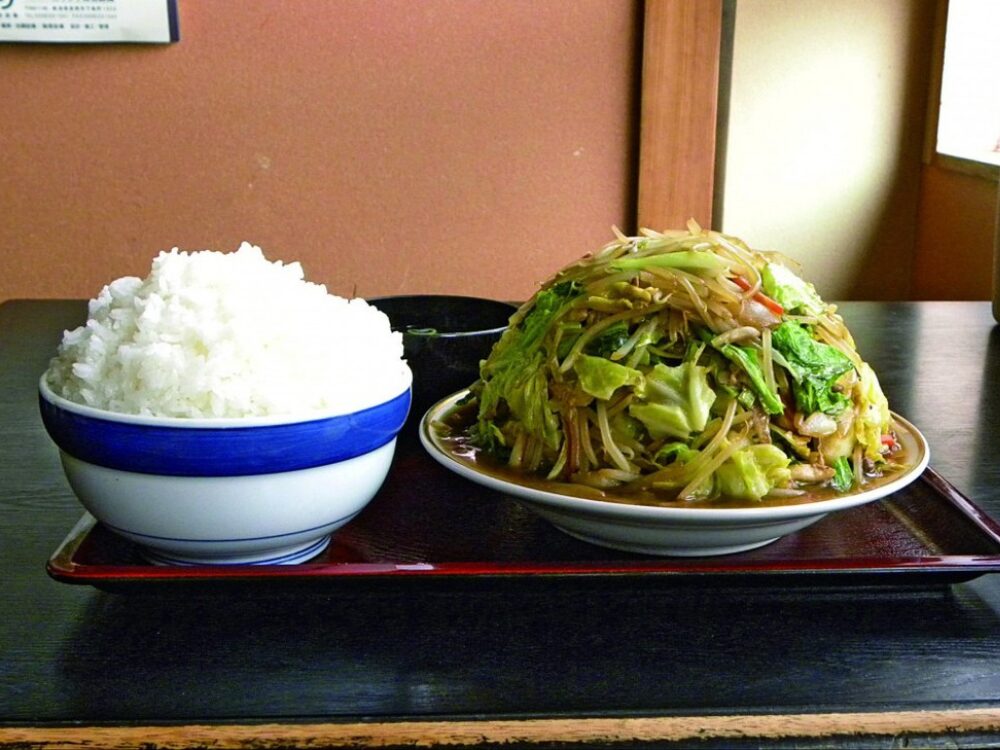 野菜炒め定食の画像です